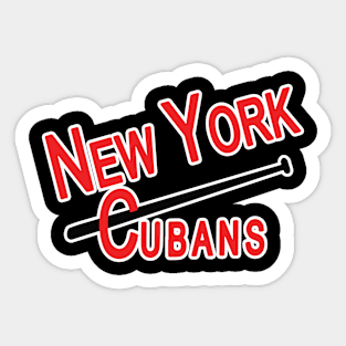 The New York Cubans - Negro league baseball team Sticker